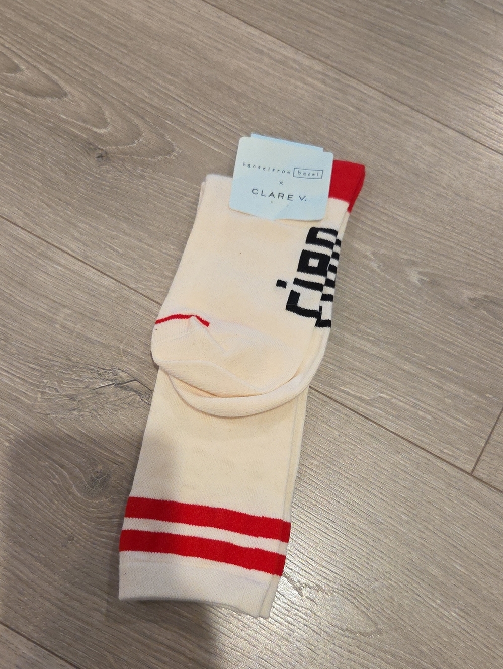 NWT- Hansel from Basel X Clare V Socks